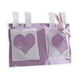 BETTTASCHE STOFFTASCHE - Flieder/Weiß, Design, Textil (50/28/2cm) - Bessagi Kids BETTTASCHE STOFFTASCHE - Flieder/Weiß, Design, Textil (50/28/2cm) - Bessagi Kids