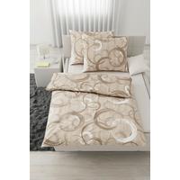 Lenjerie De Pat New Circles Cca. 200x220/2x50x70 Cm - bej, textil (200/220cm) - Modern Living