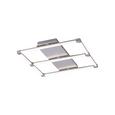 LED-Deckenleuchte Anne max. 20 Watt - Silberfarben, Kunststoff/Metall (57,8/54,2/7cm) LED-Deckenleuchte Anne max. 20 Watt - Silberfarben, Kunststoff/Metall (57,8/54,2/7cm)