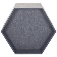 Pregradna Stena Flexmiut Store B, Siva - siva, Moderno, tekstil (62,5/54,5/35cm) - MID.YOU