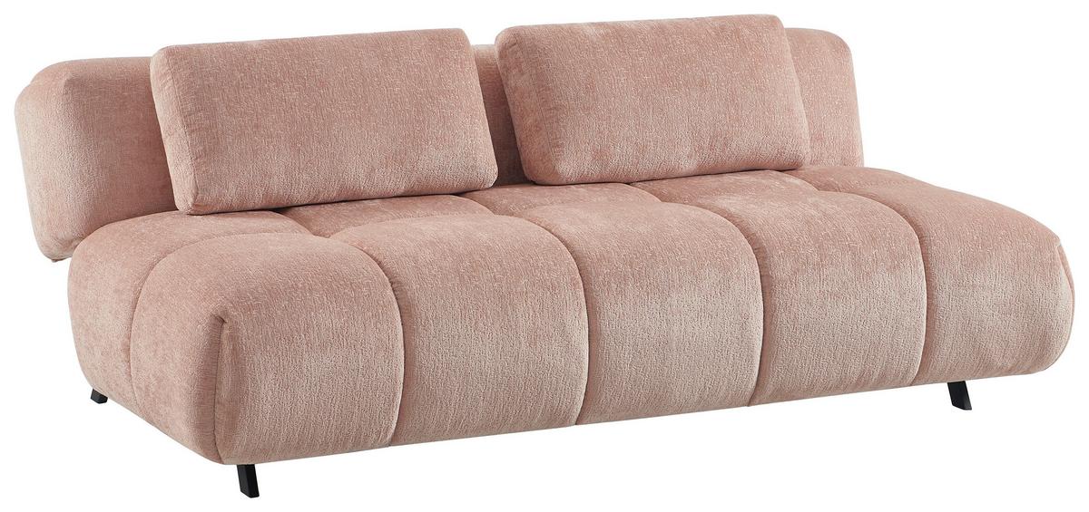 Sofa Ares - pink/crna, Moderno, drvo/metal (193/72/109cm) - Mömax