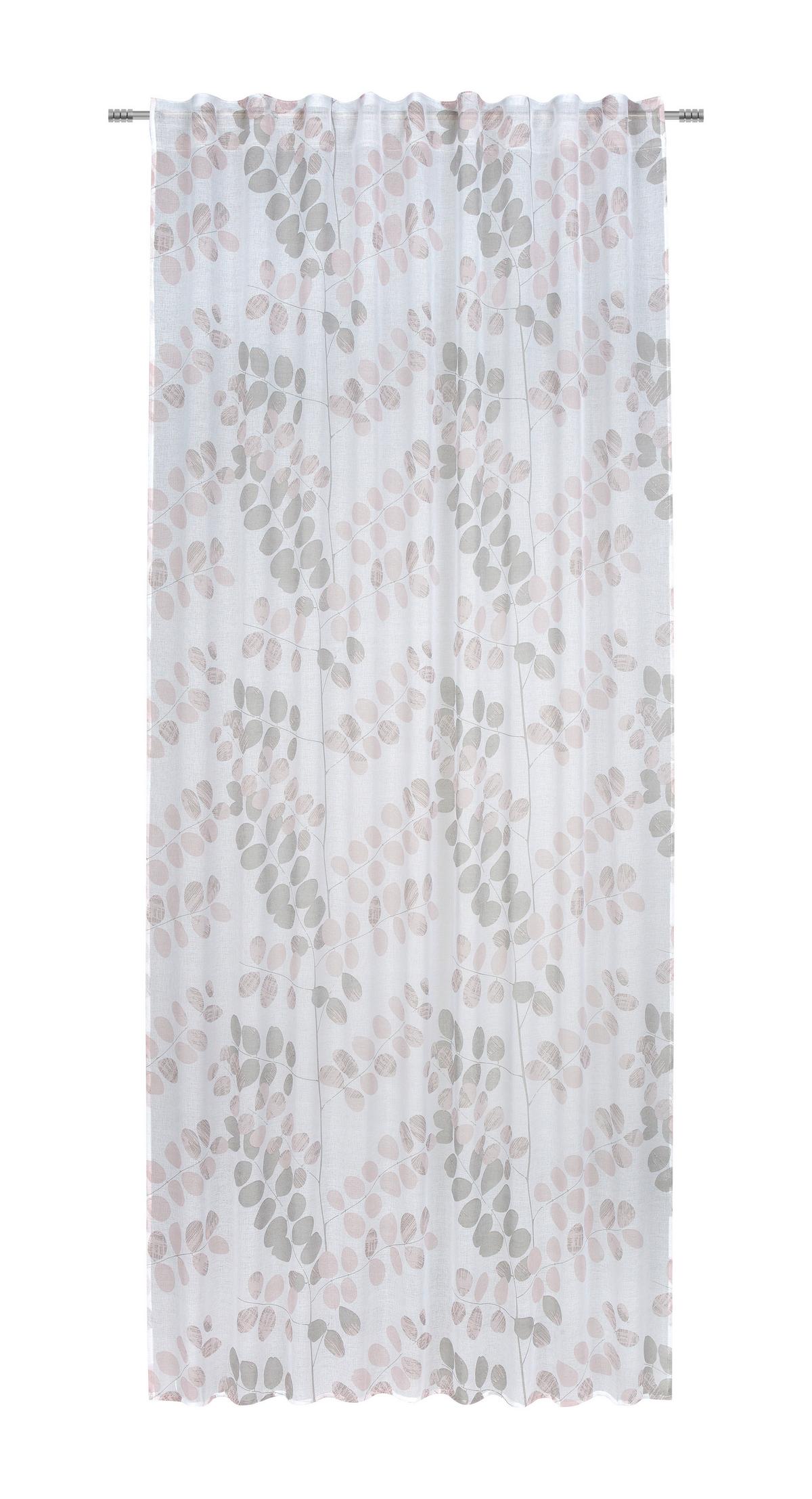Fertigvorhang Endless ca. 140x245cm - Rosa, KONVENTIONELL, Textil (140/245cm) - Modern Living