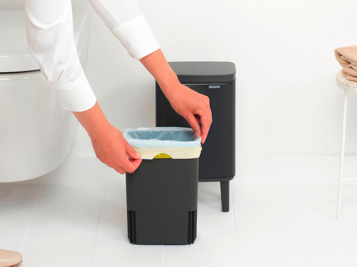 KOSZ NA ODPADY 227028 - Basics, tworzywo sztuczne/metal (199/356/171cm) - Brabantia