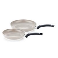 ZESTAW PATELNI 157-220-02-100/0 FISSLER - szary, Basics, metal (24 / 28cm) - Fissler