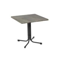 Vrtna Zložljiva Miza Acamp, Siva - siva/antracit, Basics, kovina/leseni material (80/80/72cm) - Gardenson