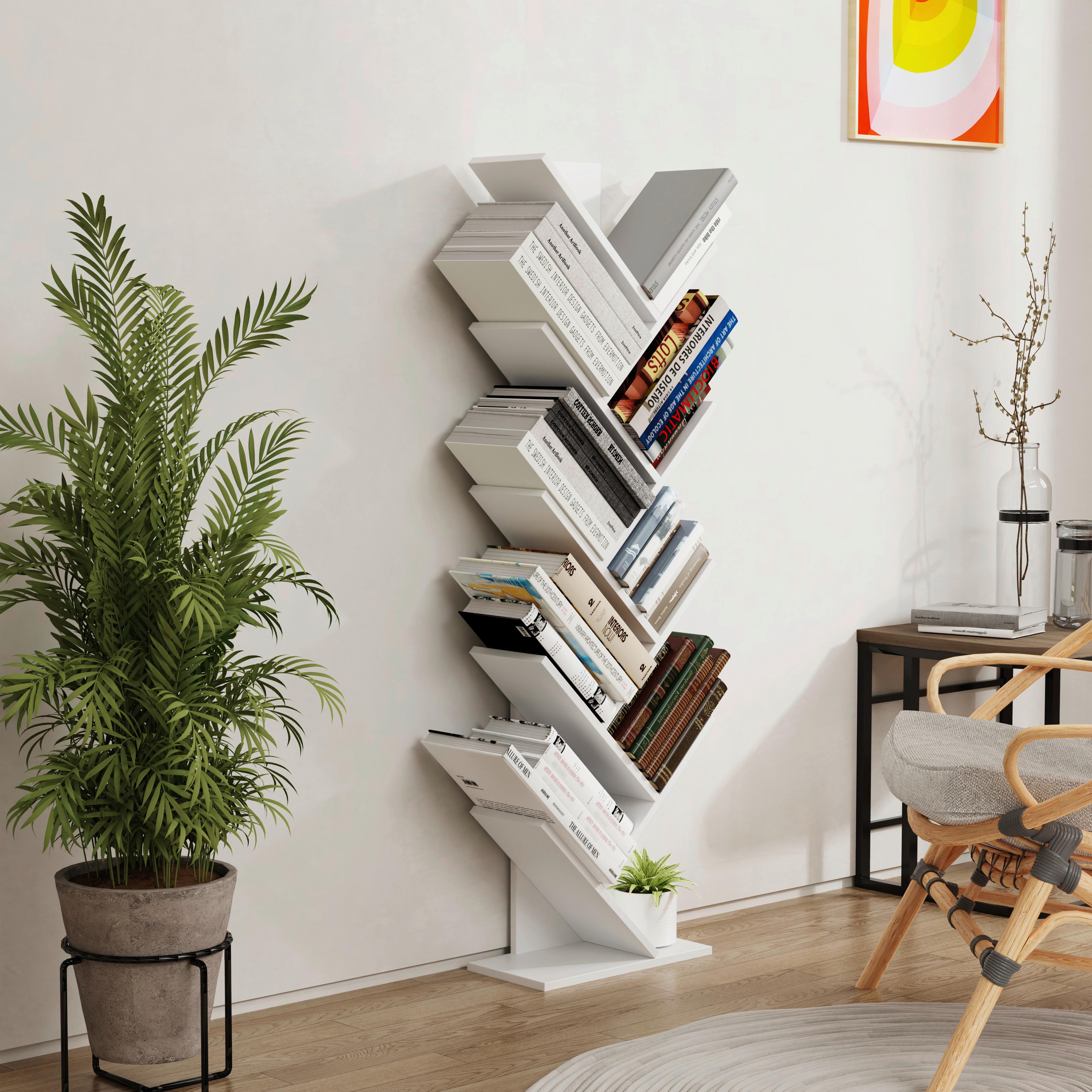 REGAL NULIS XL - Weiss, Design, Holzwerkstoff (40/140/20cm) - MID.YOU