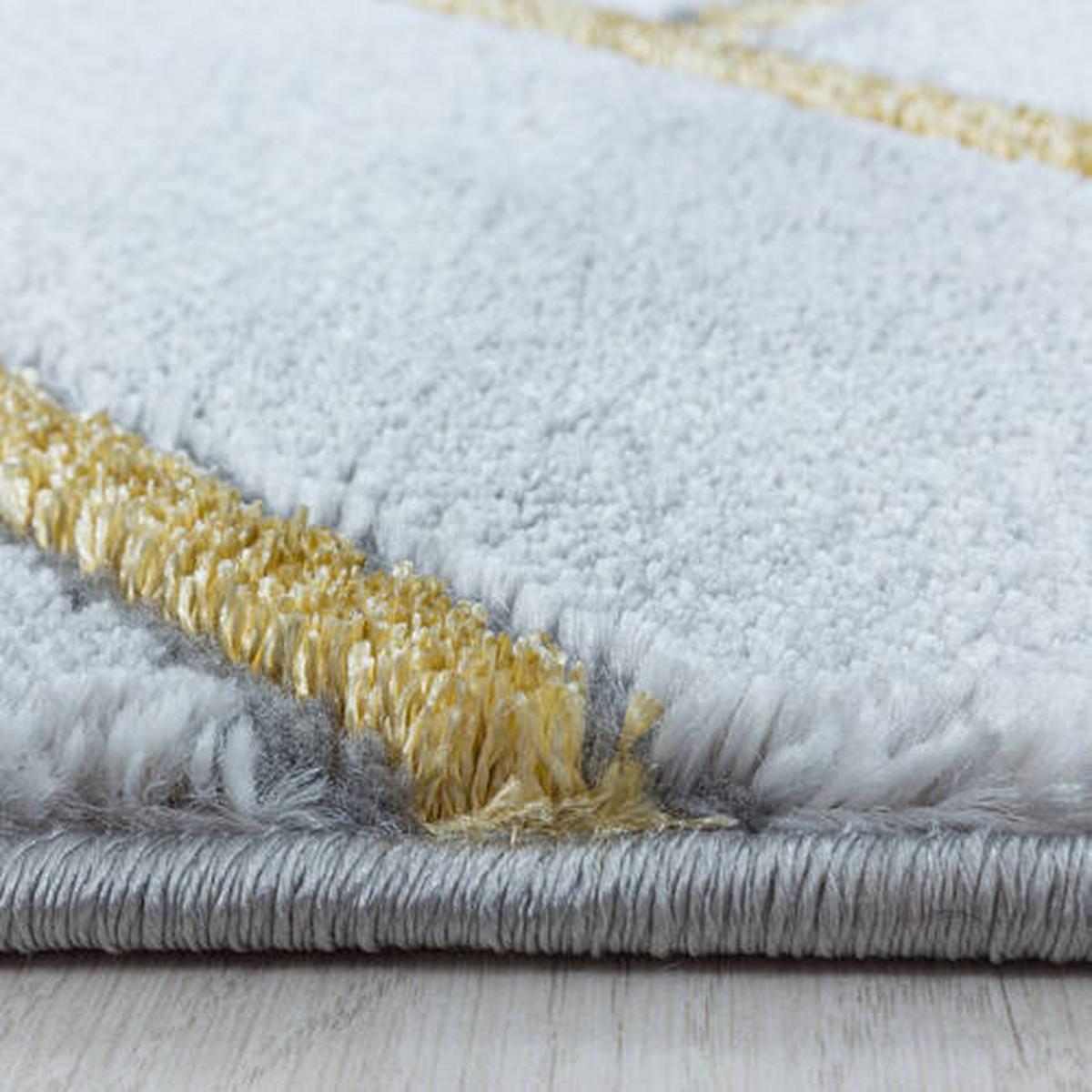 Läufer Naxos Goldfarben ca. 80x250cm - Goldfarben, Design, Textil (80/250cm)