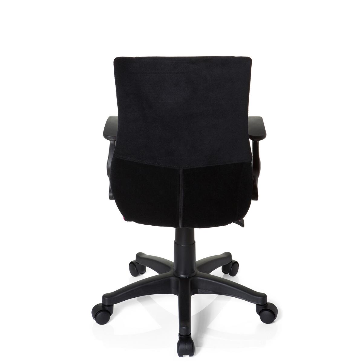 Mladinski Vrtljivi Stol Kiddy Pro Al, Črna, Roza - pink/črna, Basics, umetna masa (50/87-97/40cm) - MID.YOU