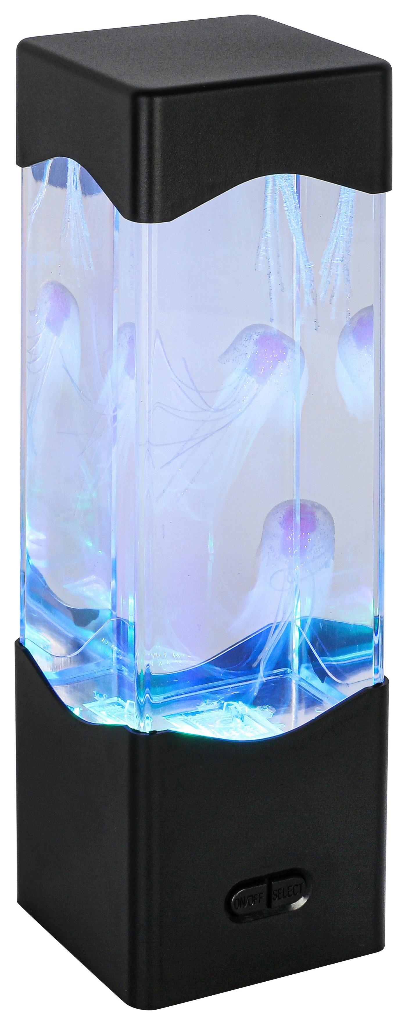 LED-DEKORATIONSLAMPA QUALI - svart/transparent, Modern, plast (7,5/23,3/7,5cm) - Mömax