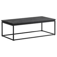 Klubska Miza Wl6.987 - črna, Design, kovina/les (120/60/40cm) - Livetastic
