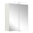 Spiegelschrank Weiß - Weiß, Holzwerkstoff/Metall (60/71/20cm) - MÖMAX modern living