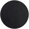 Untersetzer Jette aus Leder Ø ca. 10cm - Schwarz, Leder (10cm) - Premium Living