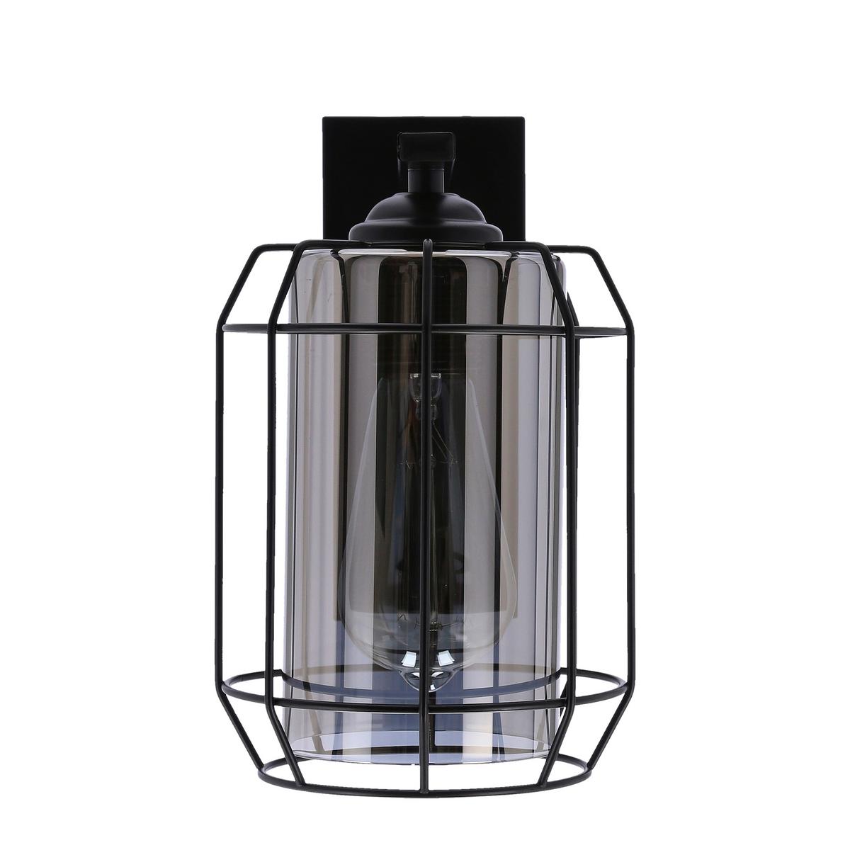 Svjetiljka Zidna 21-10186 Jonera - crna, Konvencionalno, metal (23/15/24cm)