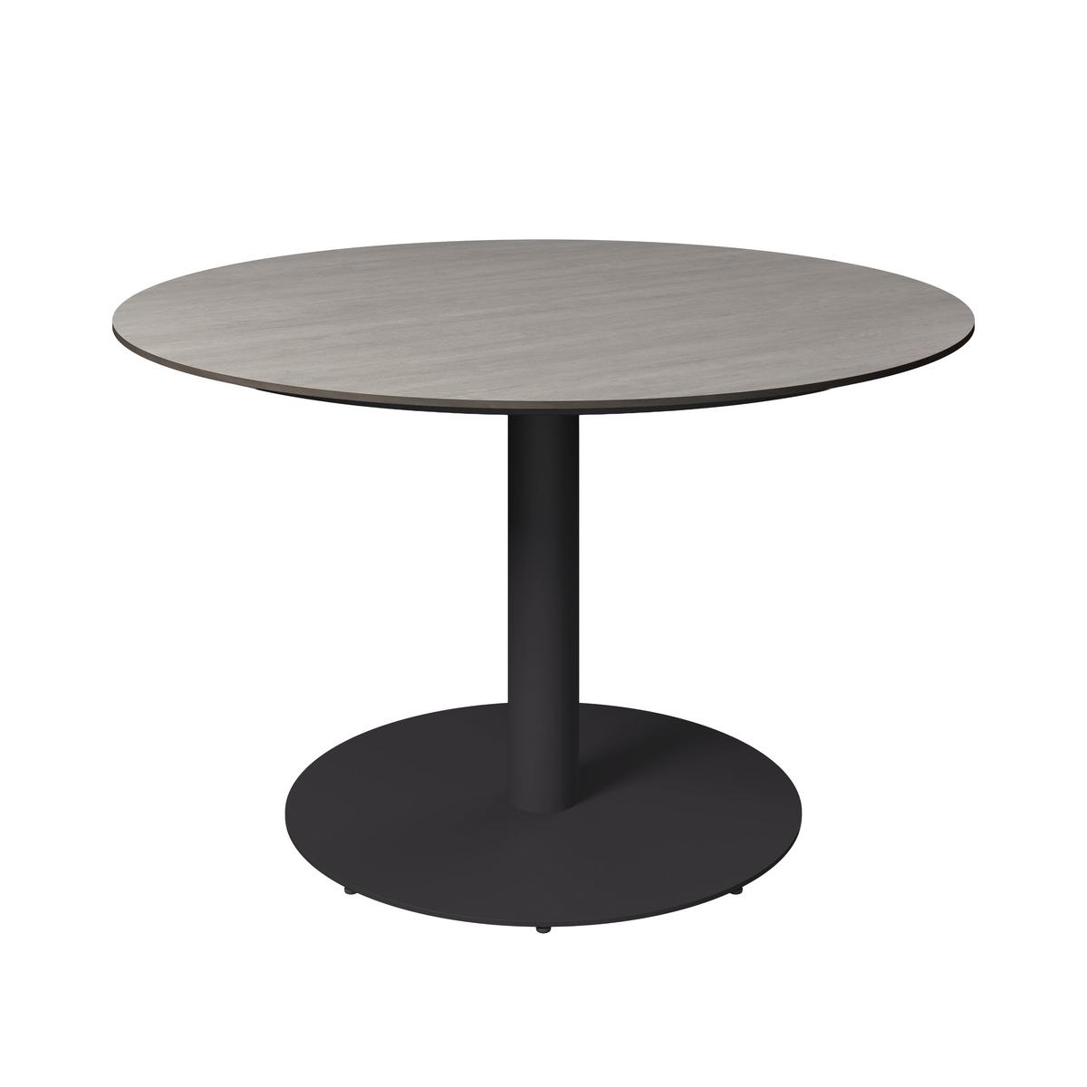 Gartentisch Lilly Anthrazit - Anthrazit/Naturfarben, Basics, Stein/Metall (120/120/73cm)