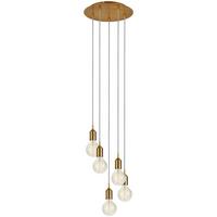 Hängeleuchte Bronx Pendant max. 60 Watt - Messingfarben, Basics, Metall (32/32/166cm) - Markslöjd