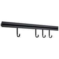 Küchenreling Sistant Schwarz inkl. Beleuchtung - Schwarz, MODERN, Metall (60cm) - Sistant