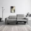 2,5-SITS SOFFA ALVARO - mörkgrå/grå, Modern, metall/trä (220/79/109cm) - Mömax