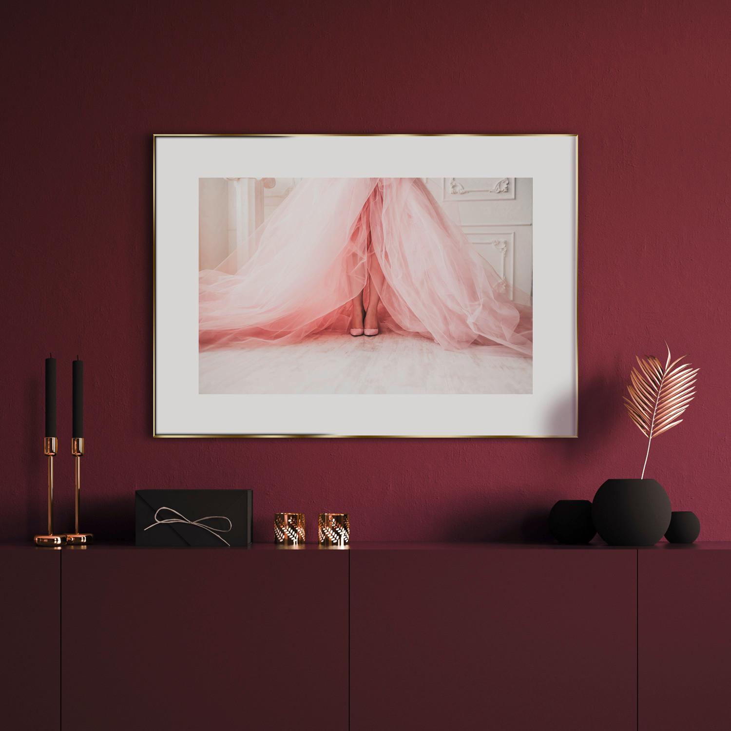 Bild Elena ca. 70x100cm - Beige/Goldfarben, Holzwerkstoff/Papier (100/70cm) - Modern Living