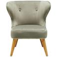 Kindersessel Grau - Grau, ROMANTIK / LANDHAUS, Holz/Textil (50/58/49,5cm) - Modern Living