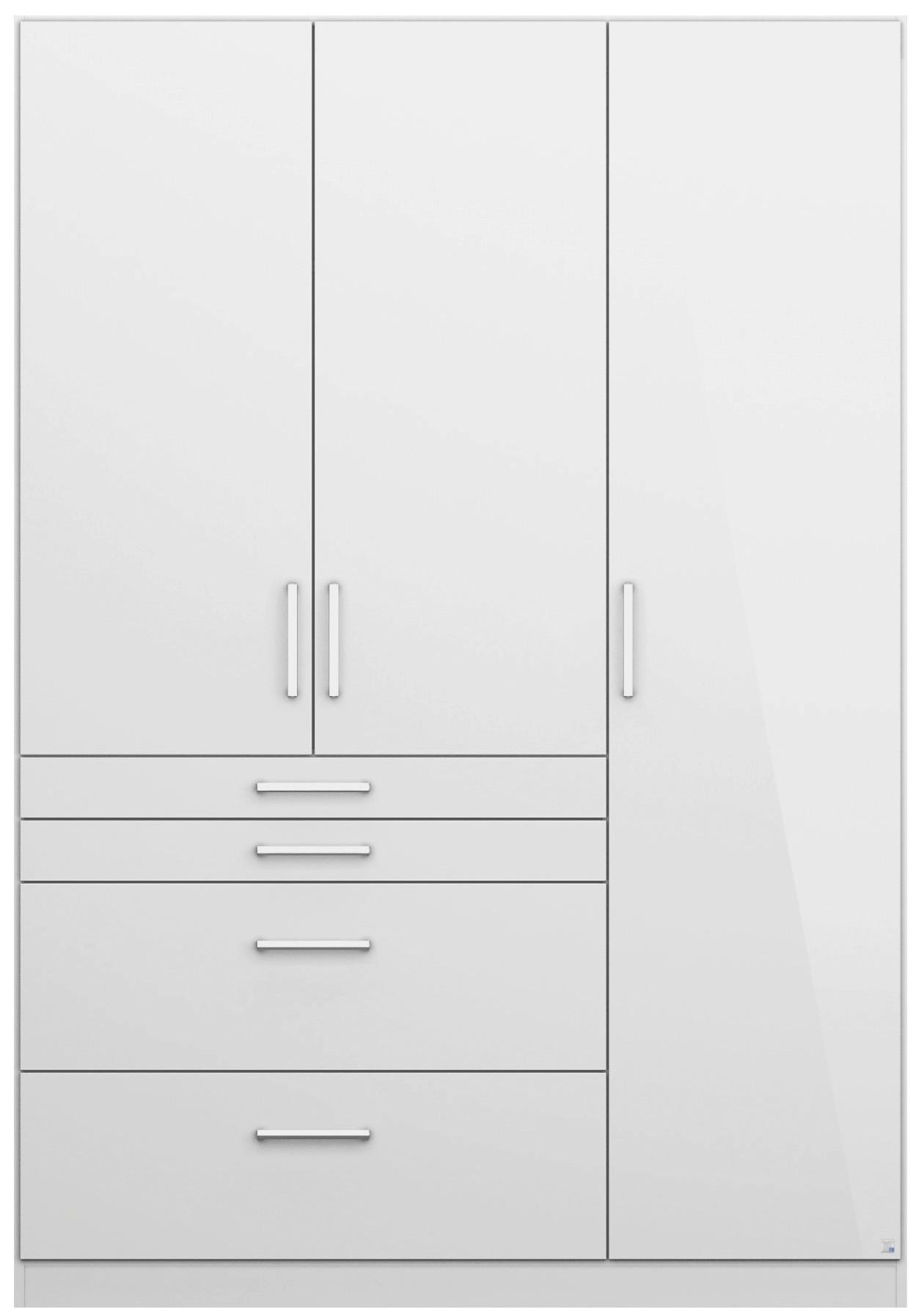 Ormar S Klasičnim Vratima Flash - boje aluminija, Modern, drvni materijal/plastika (136/197/54cm) - Modern Living