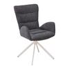 STOL MED ARMSTÖD STELLA - beige/grå, Design, metall/textil (58/91/65cm) - Mömax