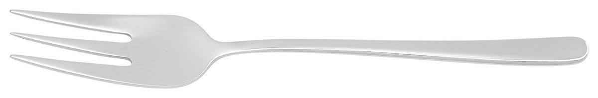 Kuchengabel Elegance aus Edelstahl - Edelstahlfarben, Modern, Metall (15cm) - Premium Living