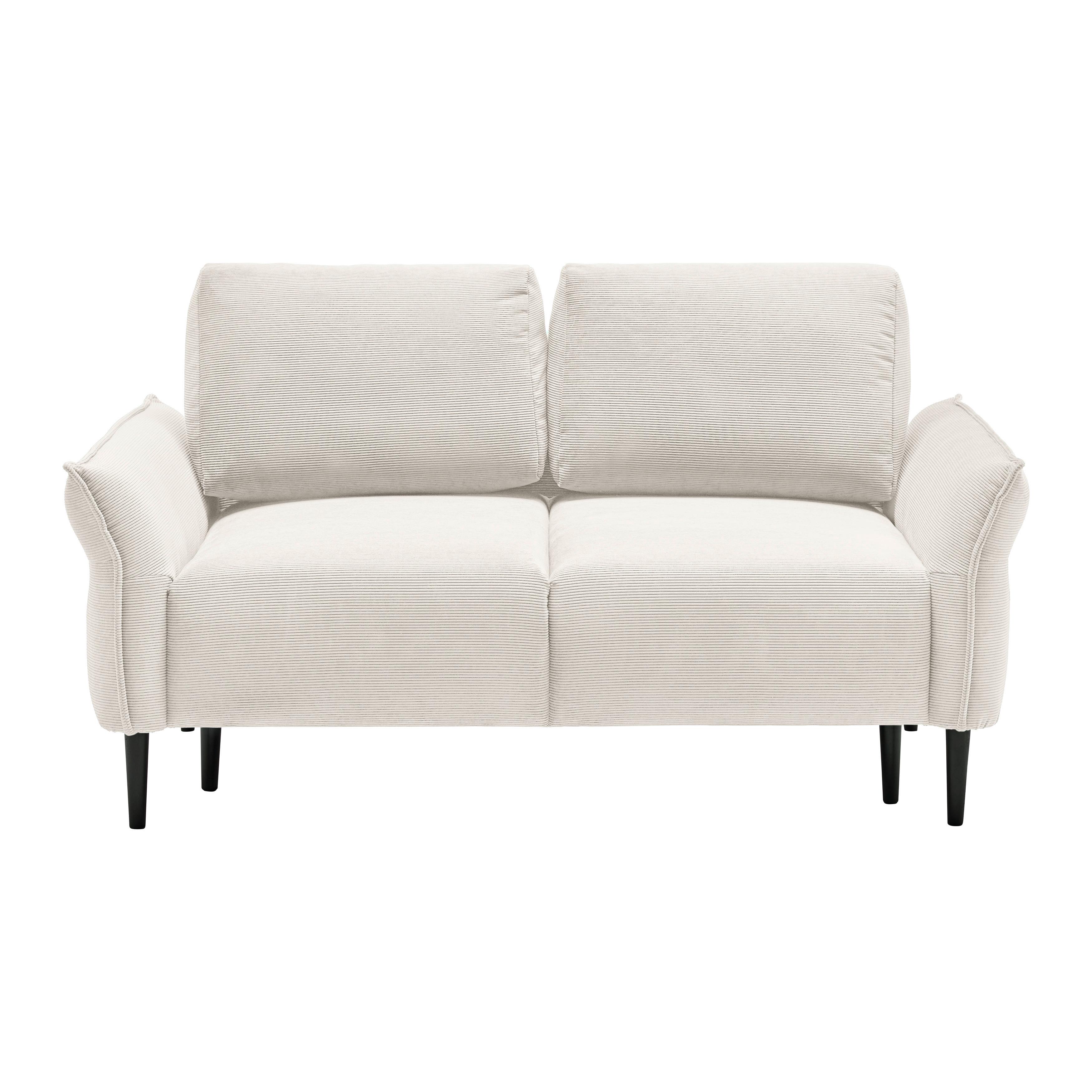 2-Sitzer-Sofa Custom Dunkelgrün - Dunkelgrün/Beige, MODERN, Holz/Textil (150/85/92cm) - Mömax