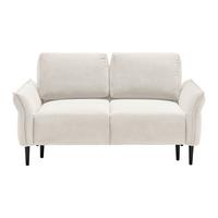 2-Sitzer-Sofa Custom Dunkelgrün - Dunkelgrün/Beige, MODERN, Holz/Textil (150/85/92cm) - Mömax
