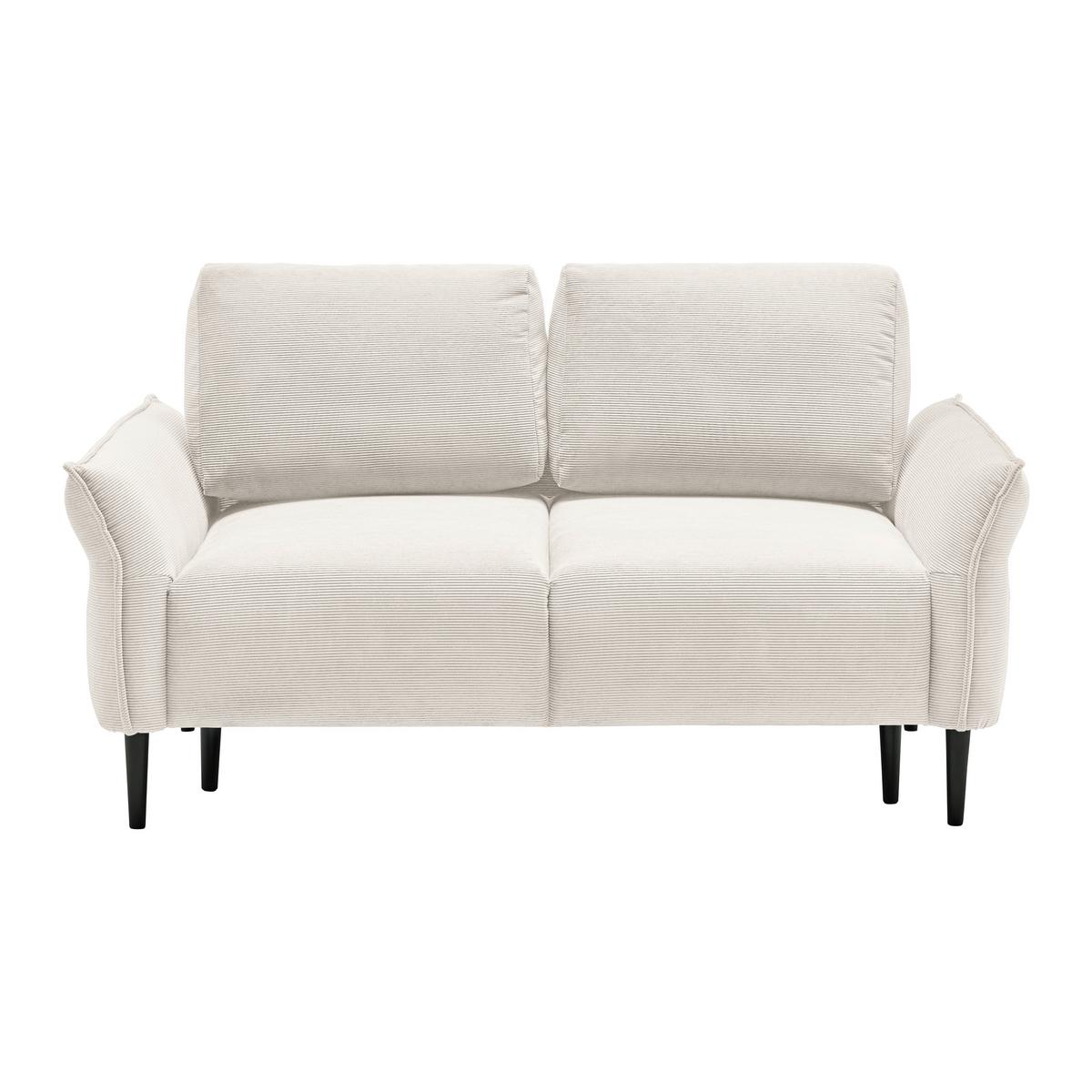 2-Sitzer-Sofa Custom Dunkelgrün - Dunkelgrün/Beige, MODERN, Holz/Textil (150/85/92cm) - Mömax