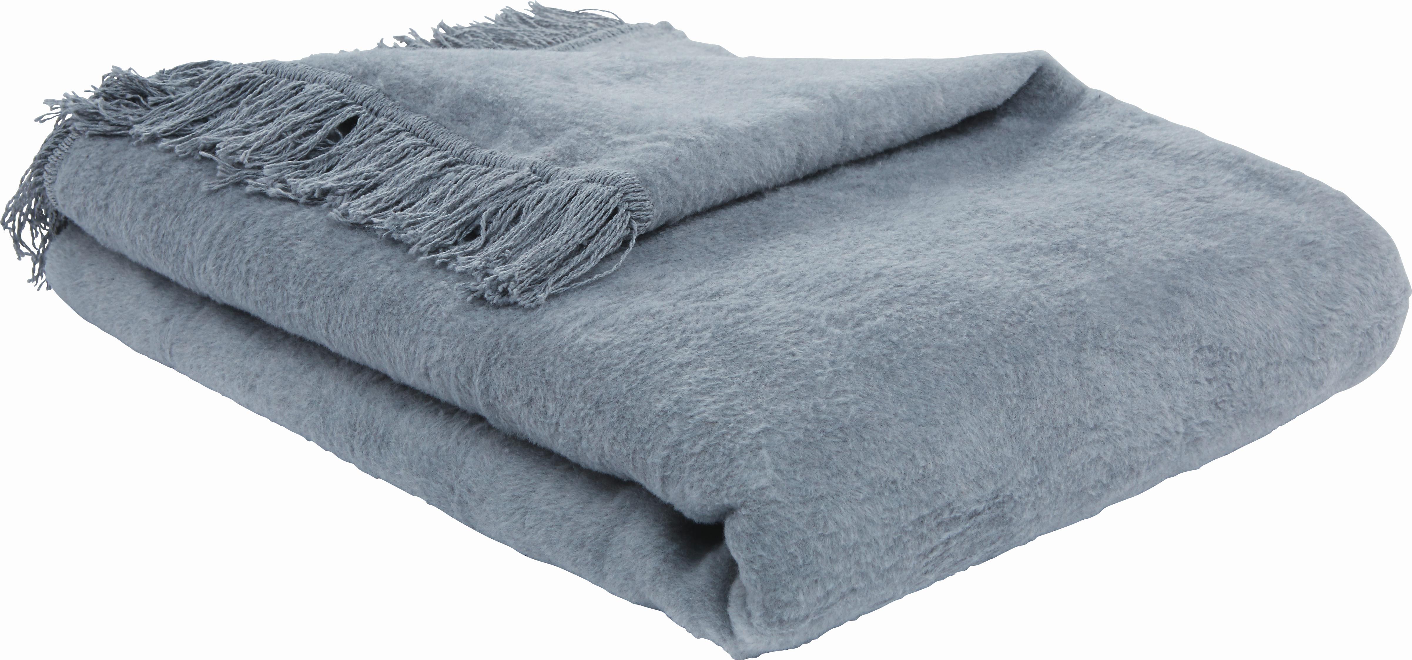 Wohndecke EL SOL Hellgrau 150x200cm - Hellgrau (150/200cm) - Modern Living
