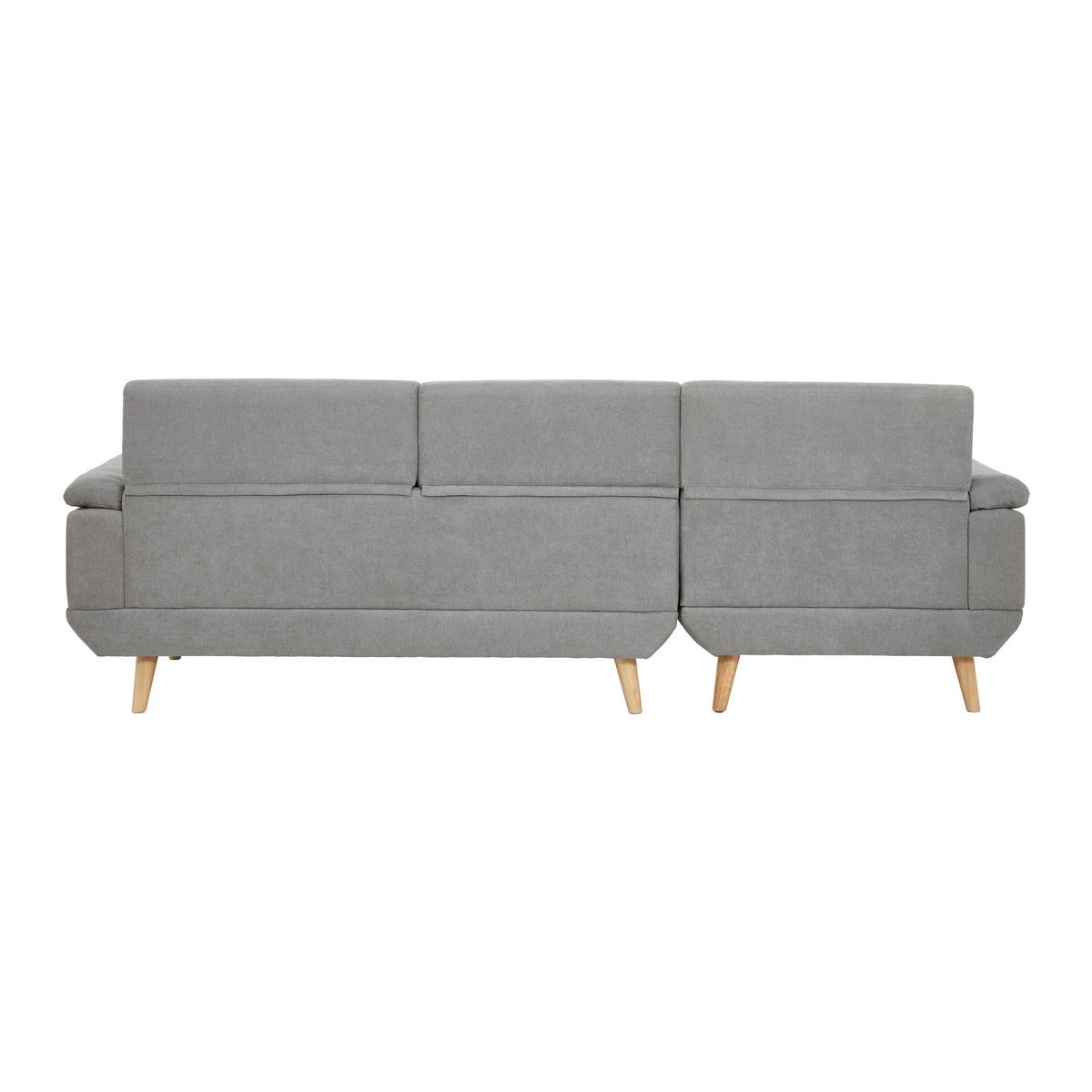 Ecksofa, dunkelgrau, "Sandra" - Dunkelgrau, MODERN, Holz/Textil (246/155/86cm) - Bessagi Home