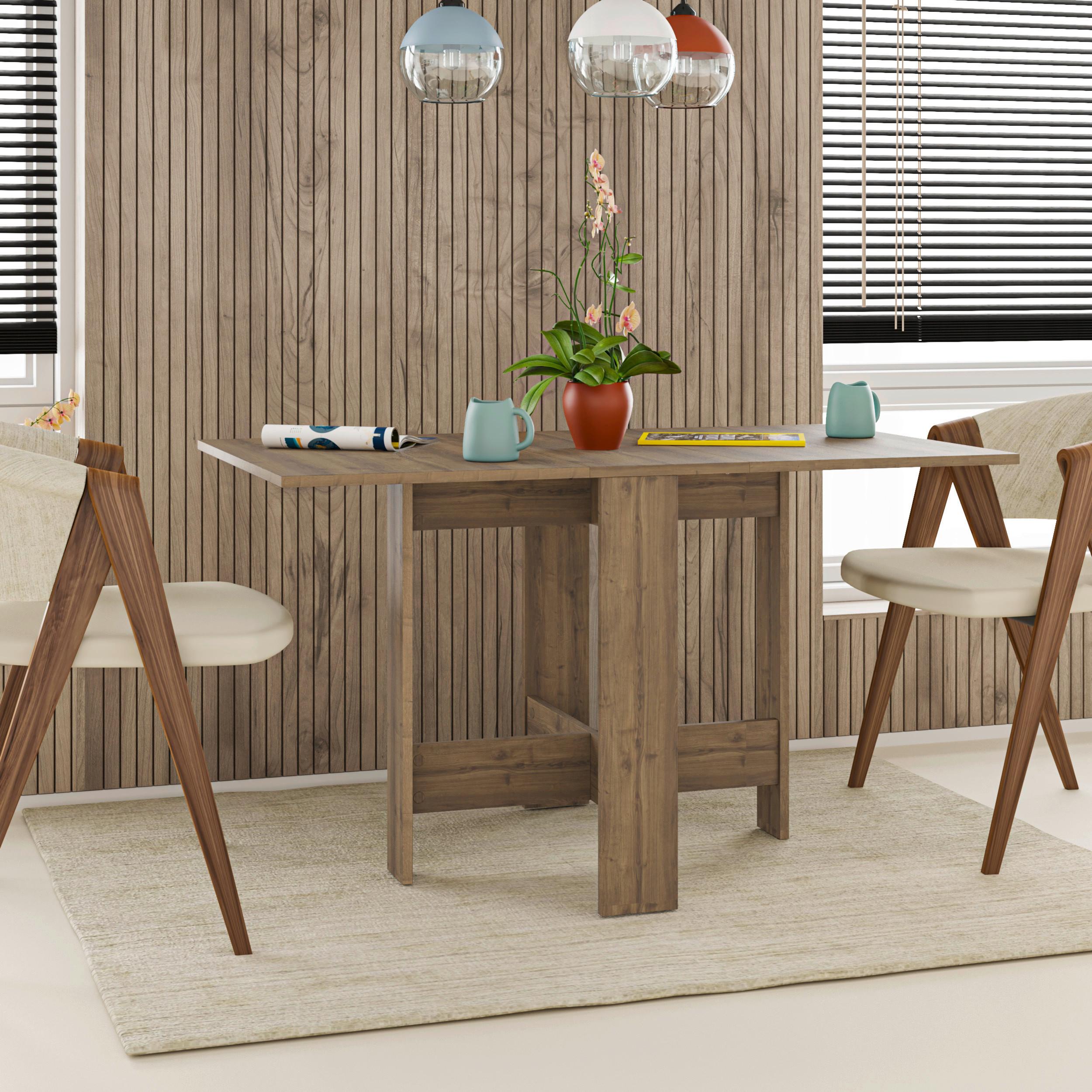 Jedilna Miza Artemio, Barva Temnega Hrasta, 130x76cm - temni hrast, Design, leseni material (130/76/73cm) - Livetastic