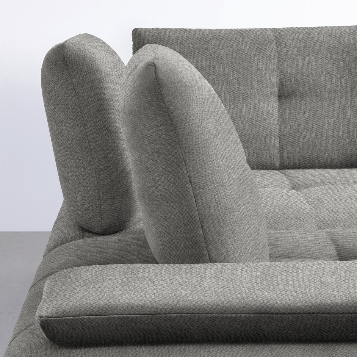 Wohnlandschaft Trendy Grau - Schwarz/Grau, Modern, Holzwerkstoff/Textil (250/93/310cm) - Premium Living