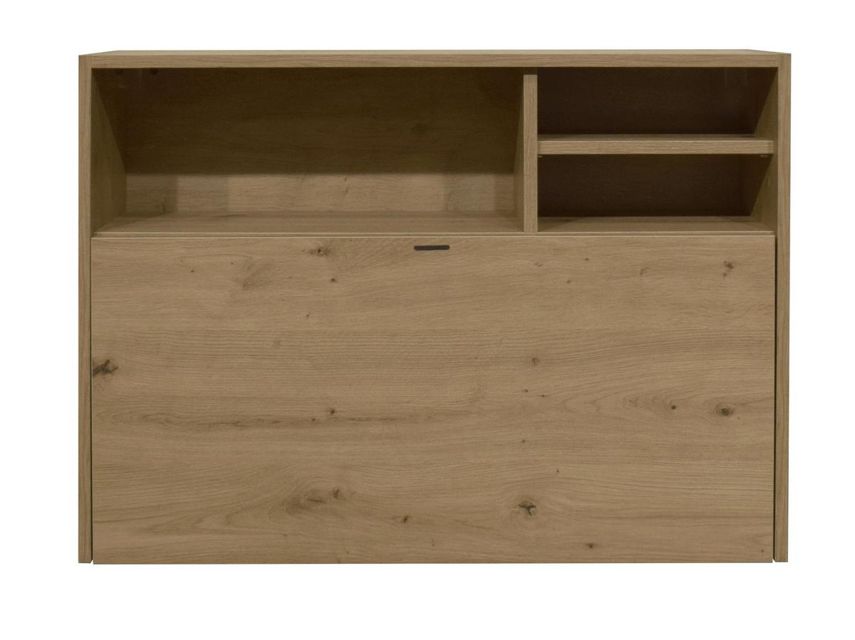 Raft pentru masa de birou Mister Office - culoare lemn stejar, Modern, material pe bază de lemn (80/58/25cm) - Modern Living