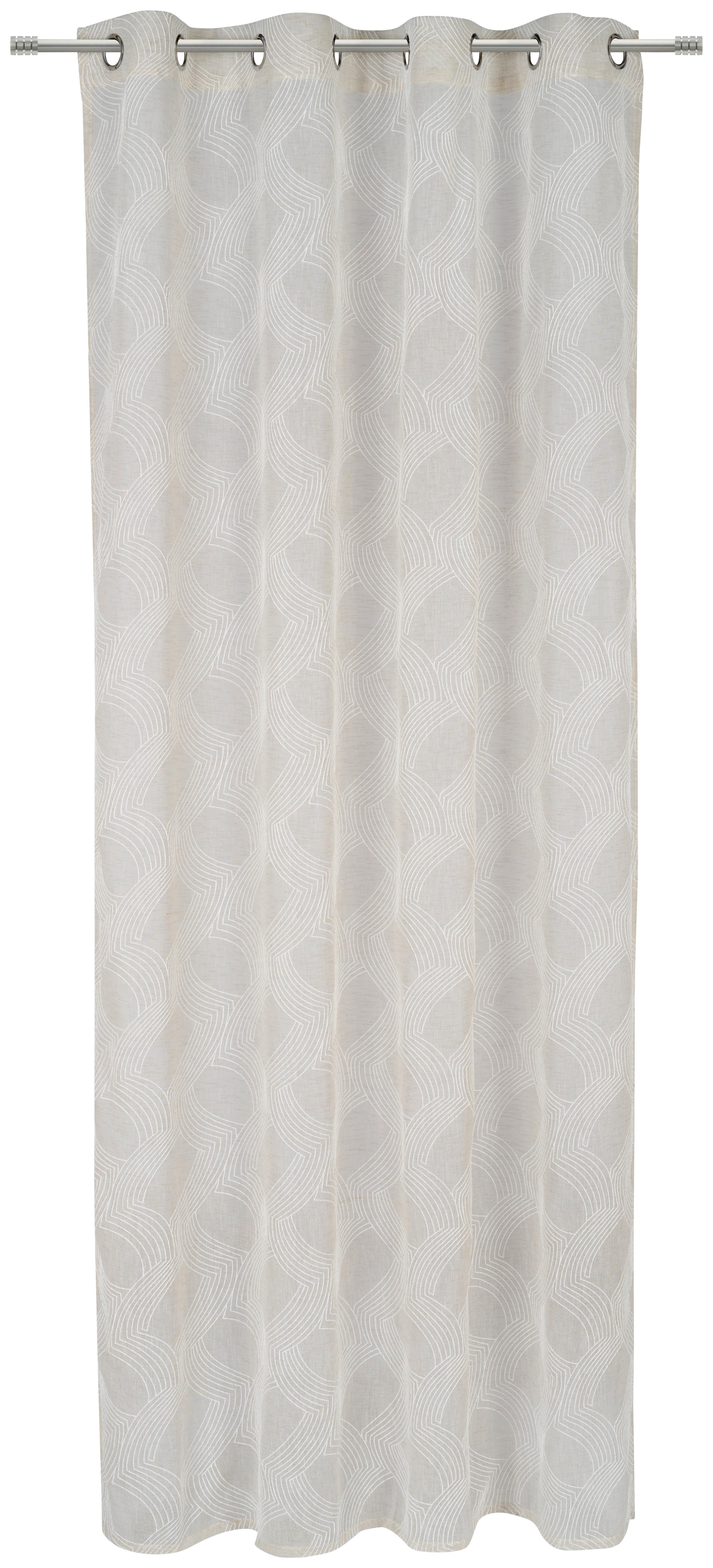 ZASŁONA NA PRZELOTKACH RUBY - taupe, Design, tkanina (140/245cm) - Esposa