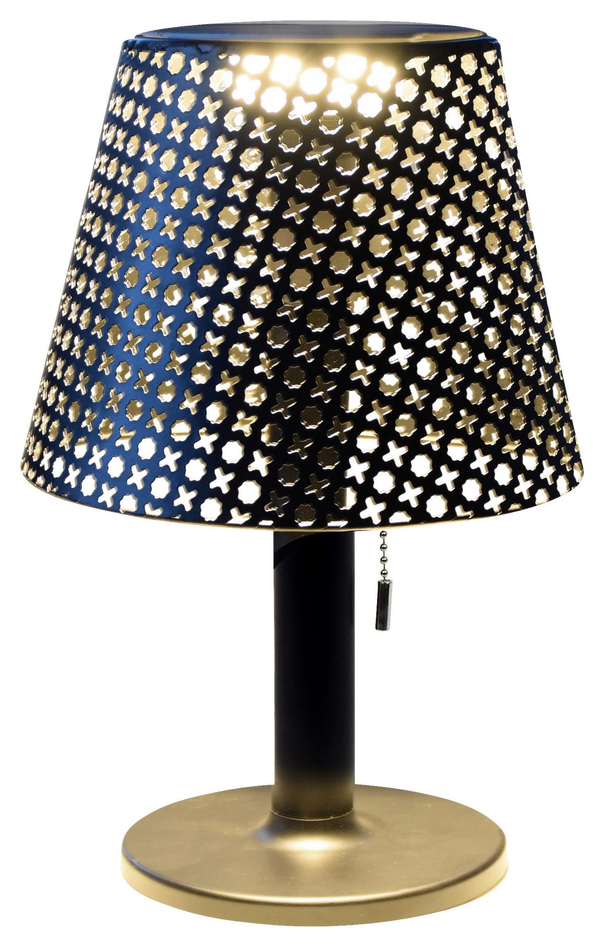 Lampă solară INO - negru, Modern, plastic/metal (21/35cm) - Modern Living
