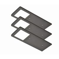 Unterbauleuchten-Set 101091 Schwarz - Schwarz, LIFESTYLE, Metall (19/7/0,5cm) - HKT