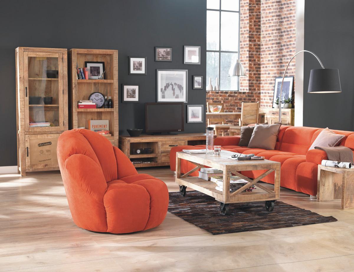 Regal Industry - prirodne boje, Lifestyle, drvo (67/180/42cm) - Zandiara