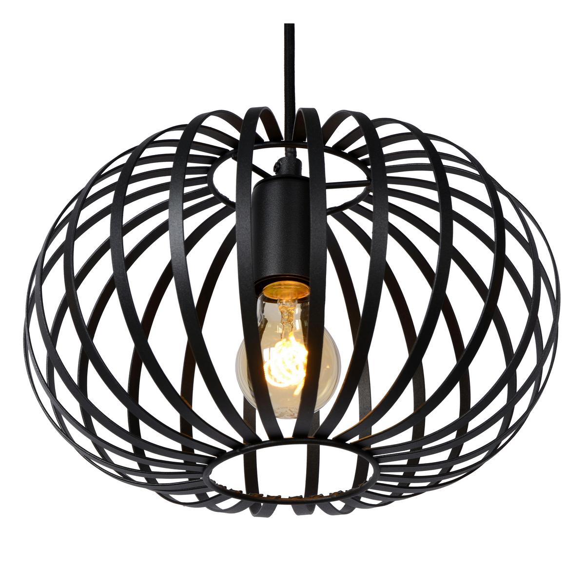 LAMPA WISZĄCA 78474/03/30 MANUELA - czarny, Basics (128/30/151cm) - Lucide