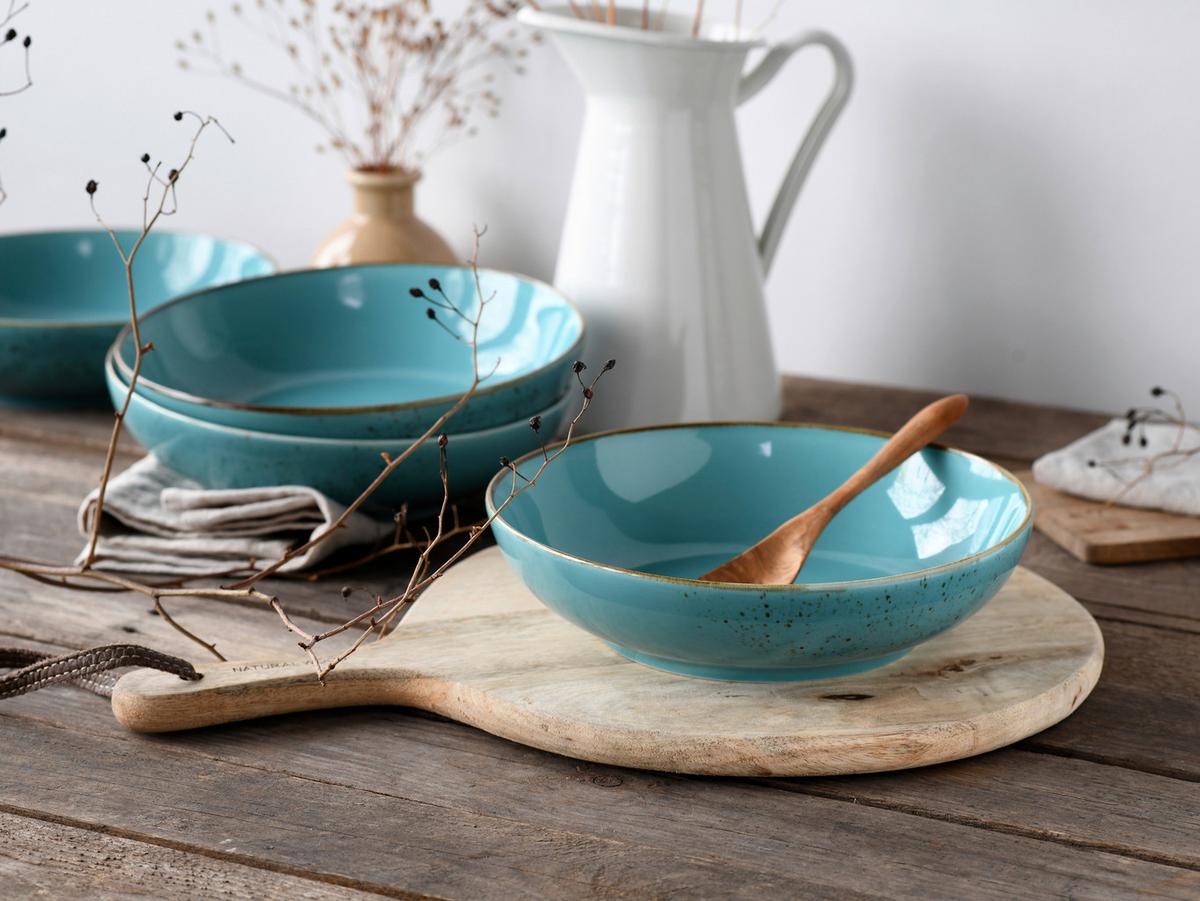 Set Posod Water, 4-Delni - turkizna, Design, keramika (22,5cm) - Creatable