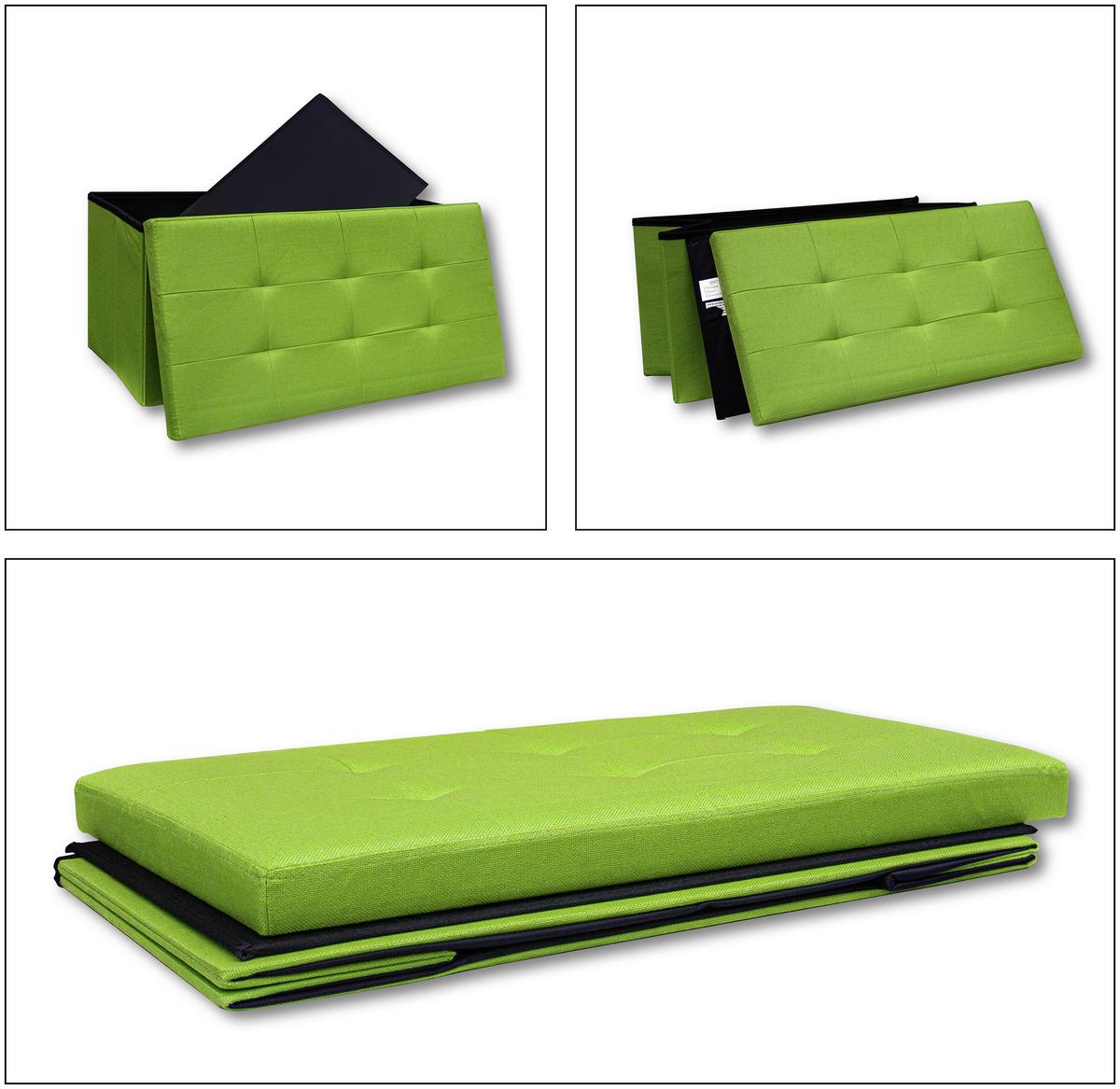 SITZBOX BOXAS - Grün, Basics, Holzwerkstoff/Kunststoff (76/38/38cm) - MID.YOU