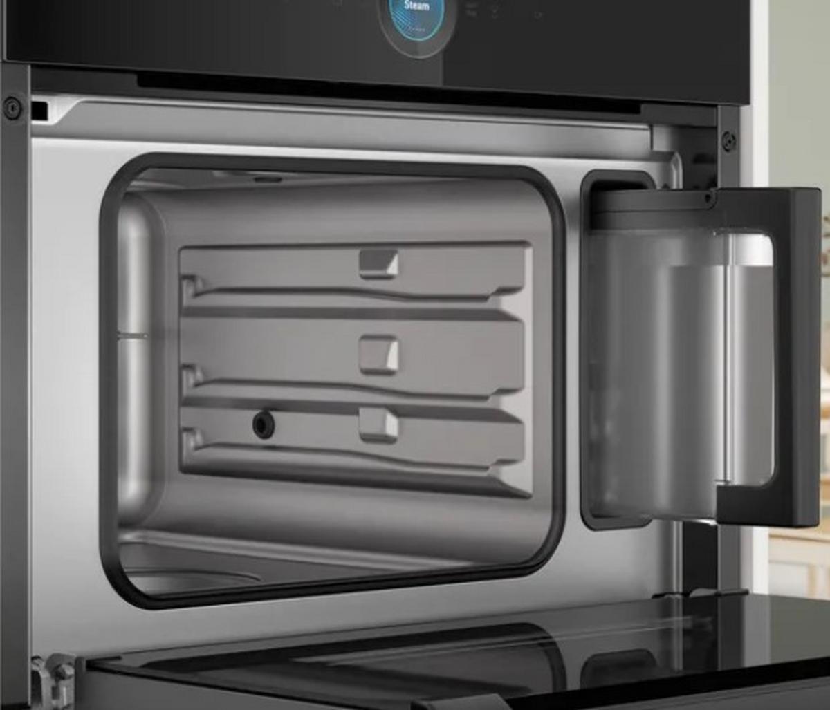 Dampfgarer CDG714XB1 schwarz - Schwarz, Metall (65,5/53,6/71cm) - Bosch