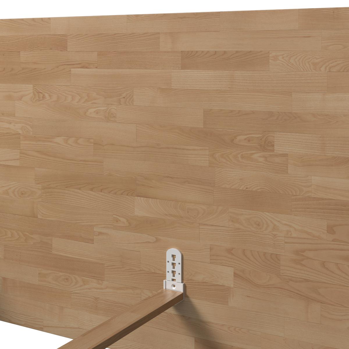 Bett Wilma ca. 180x200 cm Wildeiche Echtholz - Wildeiche, MODERN, Holz (180/200cm) - Bessagi Home