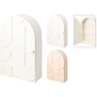 Kulcstartó Szekrény Keys - terrakotta/fehér, Basics, fa (18/6.5/27cm)