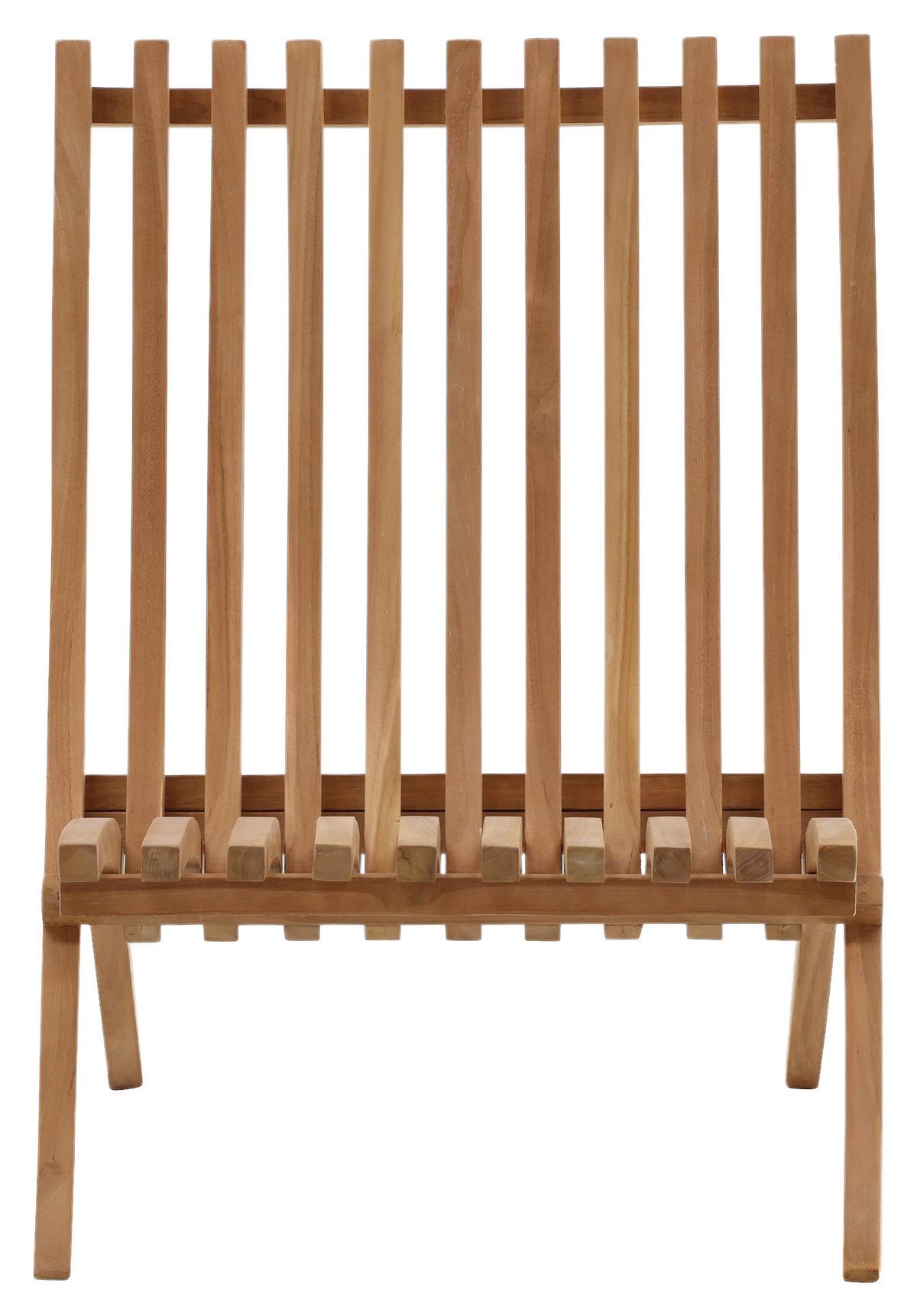 Loungesessel-2er Set Kenya ca. 73x58x63 cm Teakholz - Teakfarben, KONVENTIONELL, Holz (73/85/63cm) - Gardenson