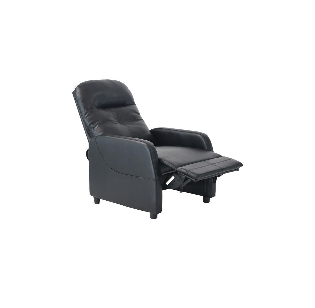 FOTEL TELEWIZYJNY CONG - czarny, Konventionell, metal/tkanina (74/104/91cm) - MID.YOU