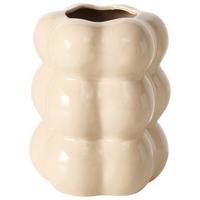 Vase Lumina I Beige - Basics, Keramik (14,5/18cm)
