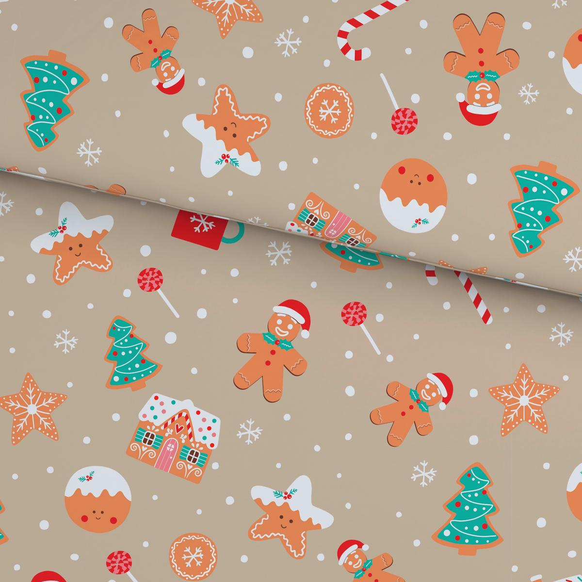 Posteljina Lebkuchen 140x200/60x80cm - višebojno, tekstil (140/200cm) - Mömax