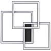 LED-TAKLAMPA TIMRE - svart, Modern, metall/plast (45,3/43,5/7,3cm) - Mömax
