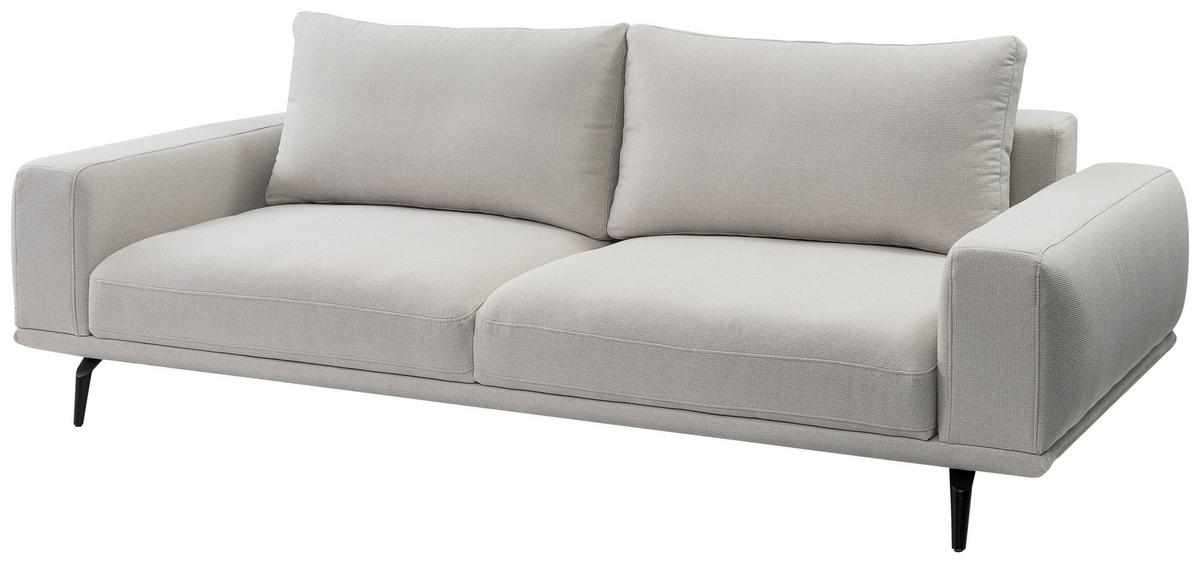 Canapea cu 3 locuri SELENE - crem, Modern, textil (242/89/115cm) - MID.YOU